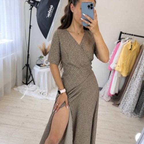 Платье Alisa Brand (42-52) 221 beige (лето) Alisa Brand 221 beige