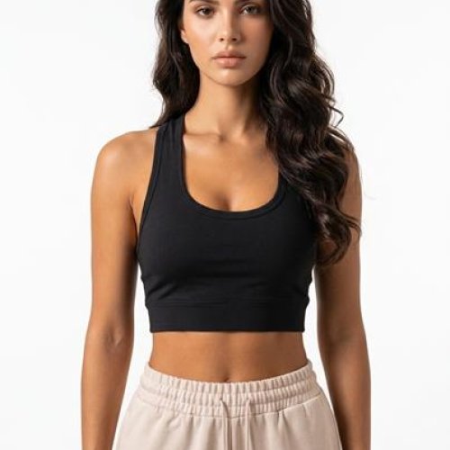 Топ Sport style (S-2XL) 5 black (лето) Sport style 5 black