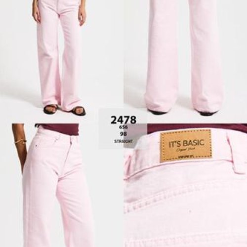 Джинсы Ruxa (34-42) 2478-6-98 pink (деми) Ruxa 2478-6-98 pink