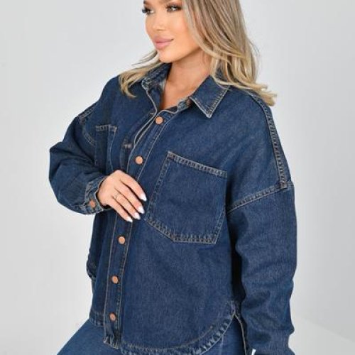 Куртка Ruxa (S-XL) 6312 navy (деми) Ruxa 6312 navy