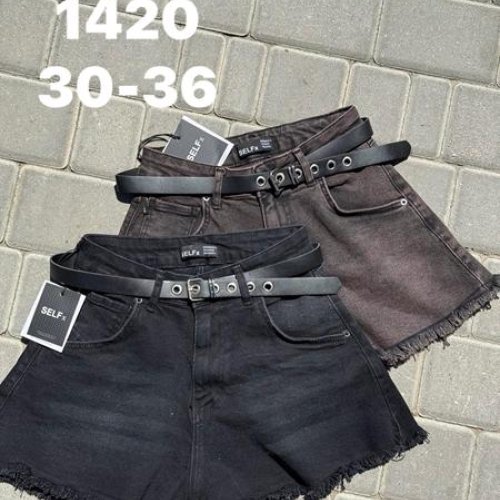 Шорты Ruxa (30-36) 1420 black (лето) Ruxa 1420 black