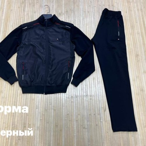 Костюм спорт Navas (M-2XL) NW1633 black (деми) Navas NW1633 black