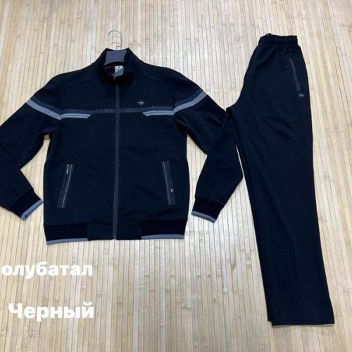 Костюм спорт Navas (L-3XL) NW1636 black (деми) Navas NW1636 black