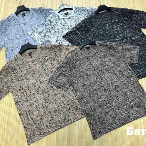 Футболка Navas (3XL-6XL) NW1738 l.grey (лето) Navas NW1738 l.grey