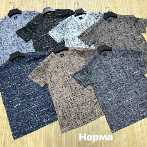 Футболка Navas (M-2XL) NW1763 navy (лето) Navas NW1763 navy