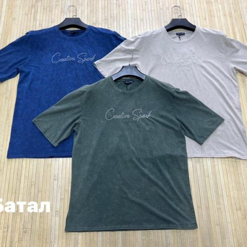 Футболка Navas (3XL-6XL) NW1835 grey (лето) Navas NW1835 grey