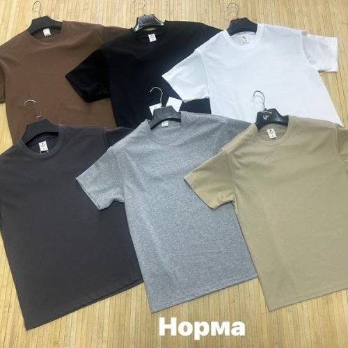 Футболка Navas (L-3XL) NW1882 brown (лето) Navas NW1882 brown