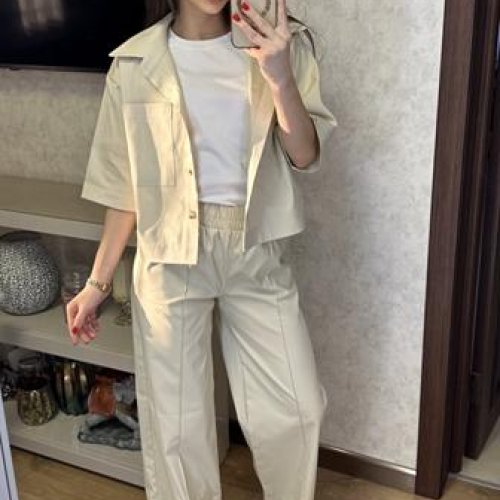 Костюм Valentina (42-48) 076 l.beige (деми) Valentina 076 l.beige