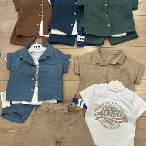 Костюм Baby Boom (1-4) BB558 blue (лето) Baby Boom BB558 blue