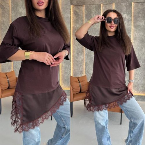 Футболка Sofi Cor (42-50) 9075 brown (лето) Sofi Cor 9075 brown