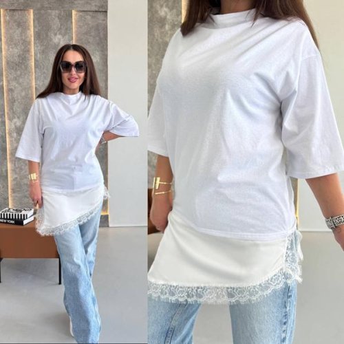 Футболка Sofi Cor (42-50) 9075 white (лето) Sofi Cor 9075 white