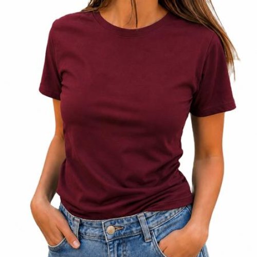 Футболка ALIA (46-54) AL240 wine (лето) ALIA AL240 wine