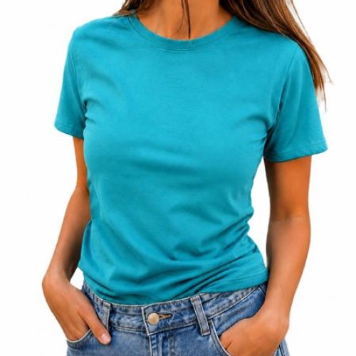 Футболка ALIA (46-54) AL241 l.blue (лето) ALIA AL241 l.blue
