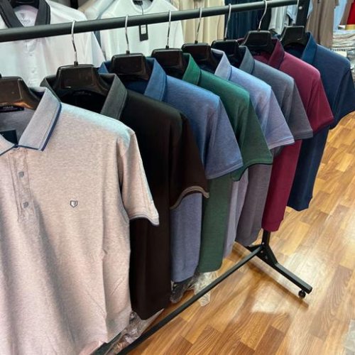 Футболка Vip Stendo (2XL-5XL) 8003-1 blue (лето) Vip Stendo 8003-1 blue
