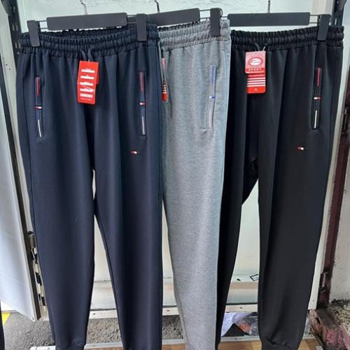 Штаны спорт Vip Stendo (M-3XL) VS5816 black (деми) Vip Stendo VS5816 black