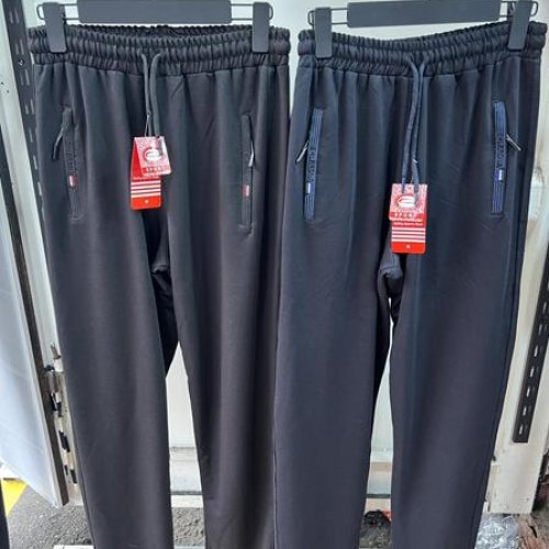 Штаны спорт Vip Stendo (M-3XL) VS5820 black (деми) Vip Stendo VS5820 black