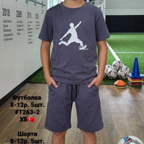 Шорты AMZ (8-12) A2-S2630-2 grey (лето) AMZ A2-S2630-2 grey