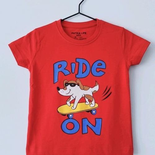 Футболка Dino (1-4) DN1037 red (лето) Dino DN1037 red