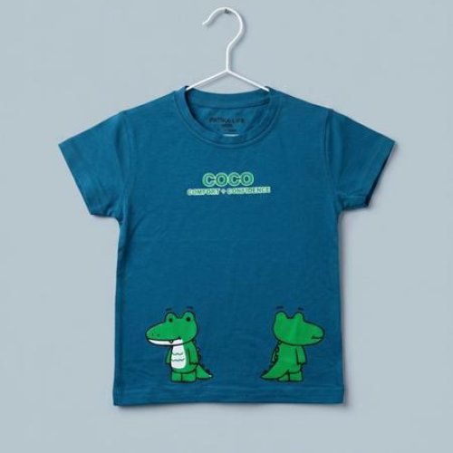 Футболка Dino (1-4) DN1052 blue (лето) Dino DN1052 blue