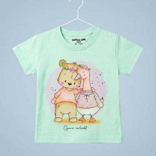 Футболка Dino (1-4) DN1066 l.green (лето) Dino DN1066 l.green