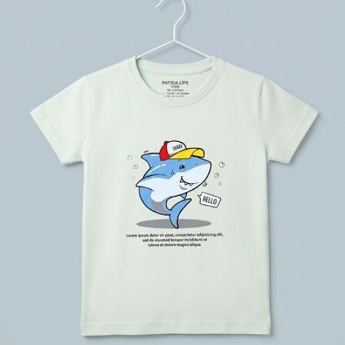 Футболка Dino (4-8) DN1085 white (лето) Dino DN1085 white
