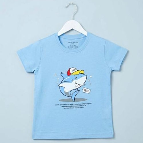 Футболка Dino (4-8) DN1086 l.blue (лето) Dino DN1086 l.blue