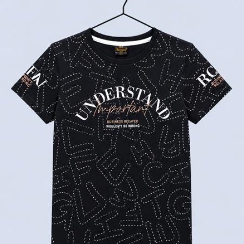 Футболка Dino (9-12) DN1173 black (лето) Dino DN1173 black