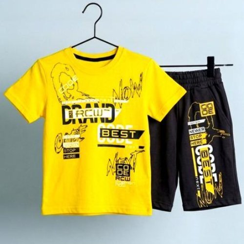 Костюм Dino (5-8) DN1125 yellow (лето) Dino DN1125 yellow