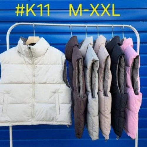 Жилетка Oukali (M-2XL) K11 chocolate (деми) Oukali K11 chocolate