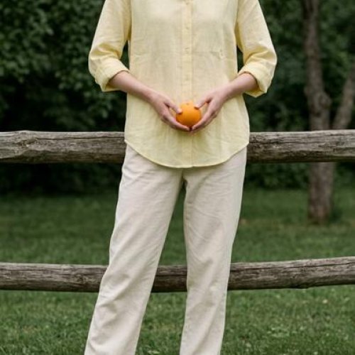 Рубашка Kosta (M-XL) 3560 yellow (деми) Kosta 3560 yellow