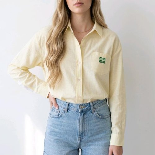 Рубашка Kosta (M-XL) 3565 yellow (деми) Kosta 3565 yellow