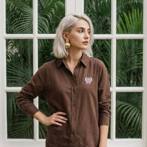 Рубашка Kosta (M-XL) 3570 brown (деми) Kosta 3570 brown