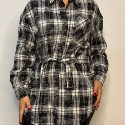 Рубашка Kosta (44-48) 6181 black (деми) Kosta 6181 black