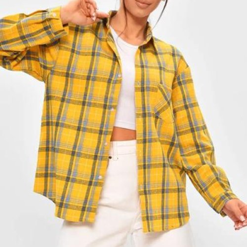 Рубашка Seven Group (M-2XL) 107-3 yellow (деми) Seven Group 107-3 yellow