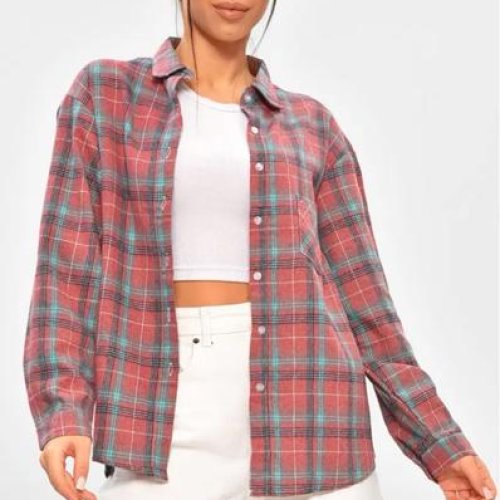 Рубашка Seven Group (M-2XL) 107-4 pink (деми) Seven Group 107-4 pink