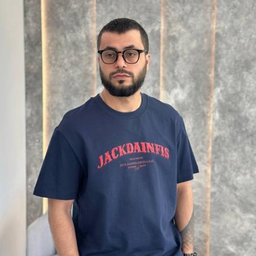 Футболка Balami (L-3XL) BL136 navy (лето) Balami BL136 navy