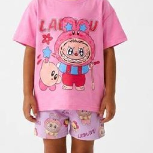Костюм Malibu2 (3-7) 5676-14 pink (лето) Malibu2 5676-14 pink