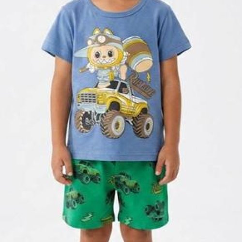 Костюм Malibu2 (3-7) 5676-8 l.blue (лето) Malibu2 5676-8 l.blue