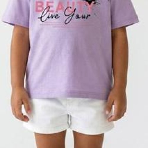 Футболка Malibu2 (4-8) 5679 lilac (лето) Malibu2 5679 lilac