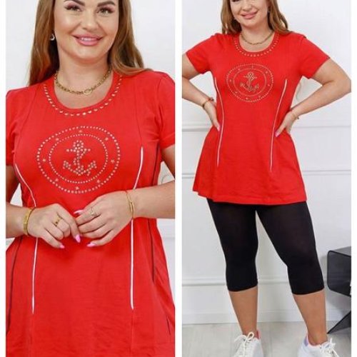 Костюм Vehuiah (2XL-4XL) 137330 red (лето) Vehuiah 137330 red