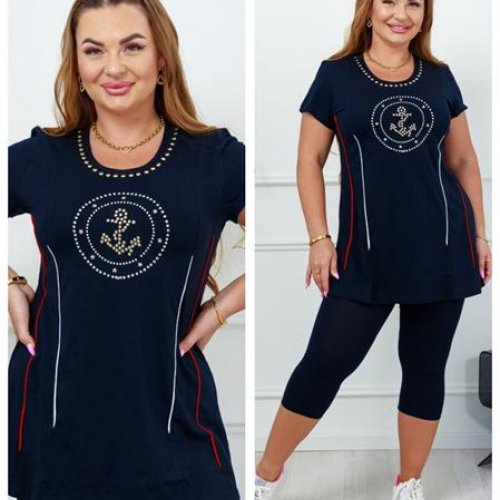 Костюм Vehuiah (2XL-4XL) 137333 navy (лето) Vehuiah 137333 navy
