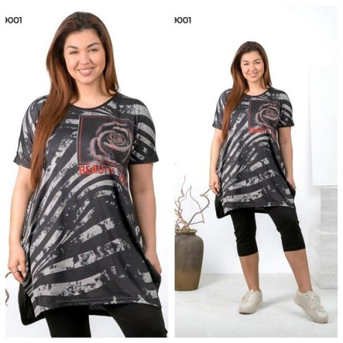 Туника Vehuiah (2XL) 19001 black (лето) Vehuiah 19001 black
