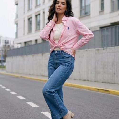 Рубашка Kosta (42-46) 1101 pink (деми) Kosta 1101 pink