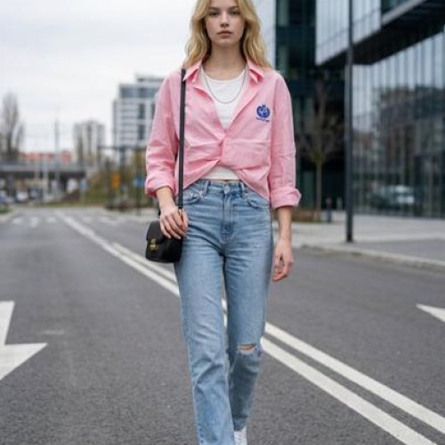 Рубашка Kosta (42-46) 1106 pink (деми) Kosta 1106 pink