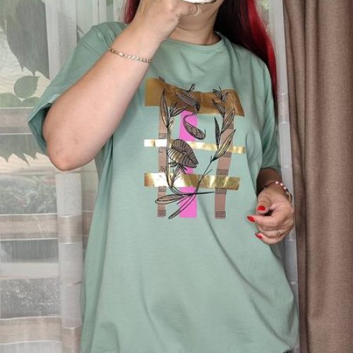 Футболка Kosta (L-XL) 3609 green (лето) Kosta 3609 green