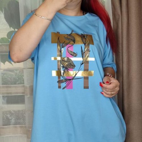 Футболка Kosta (L-XL) 3609 l.blue (лето) Kosta 3609 l.blue