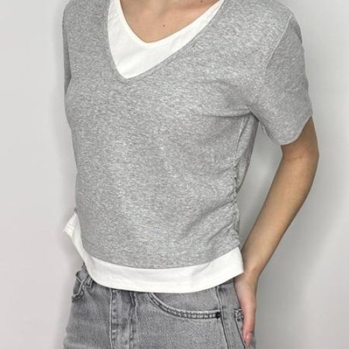 Футболка Kosta (42-46) M072 grey (лето) Kosta M072 grey