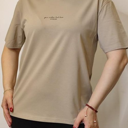 Футболка Kosta (48-52) Y121 beige (лето) Kosta Y121 beige