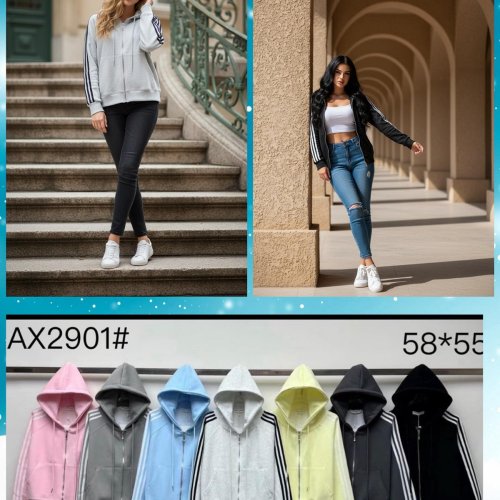 Кофта спорт Dorimodes (46-50) AX2901 mix (деми) Dorimodes AX2901 mix