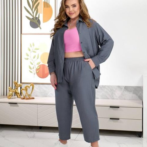 Костюм Global (50-60) 345-1 grey (деми) Global 345-1 grey